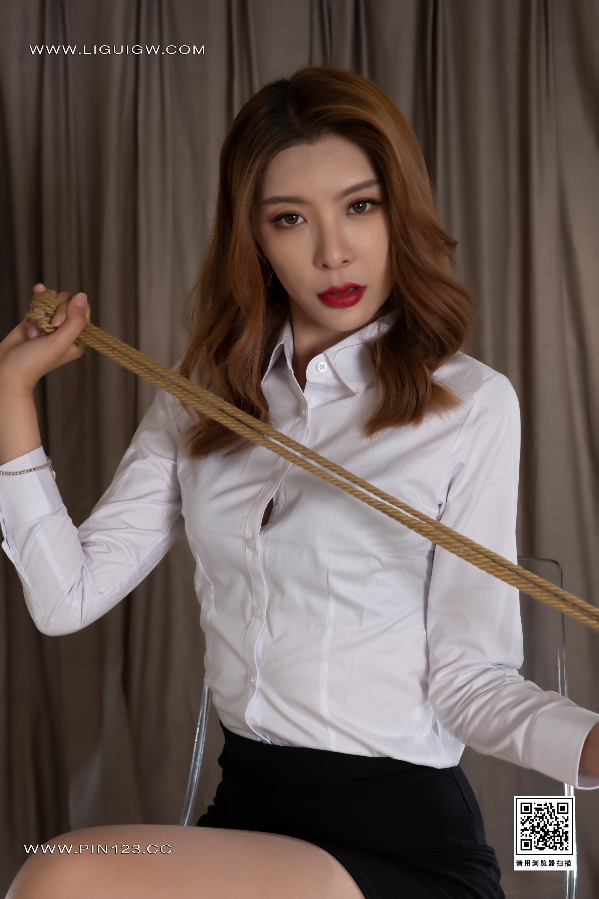 Ligui丽柜 2023.12.14 OL紧缚 克拉拉